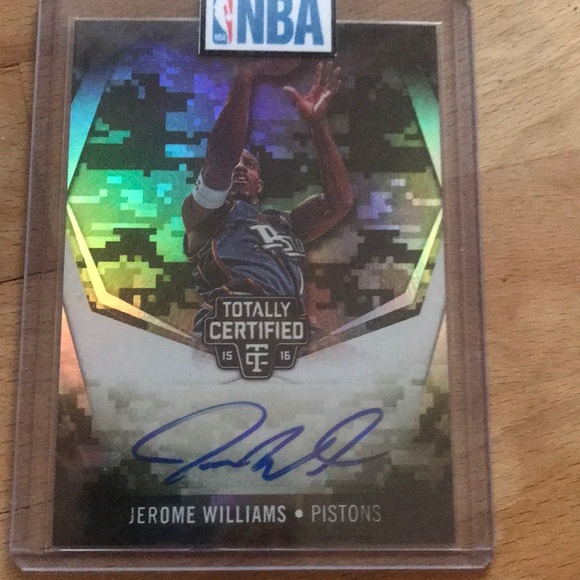 Jerome Williams Junk Yard Dog Toronto Raptors Rare Autographed Card /25 - Picture 1 of 3